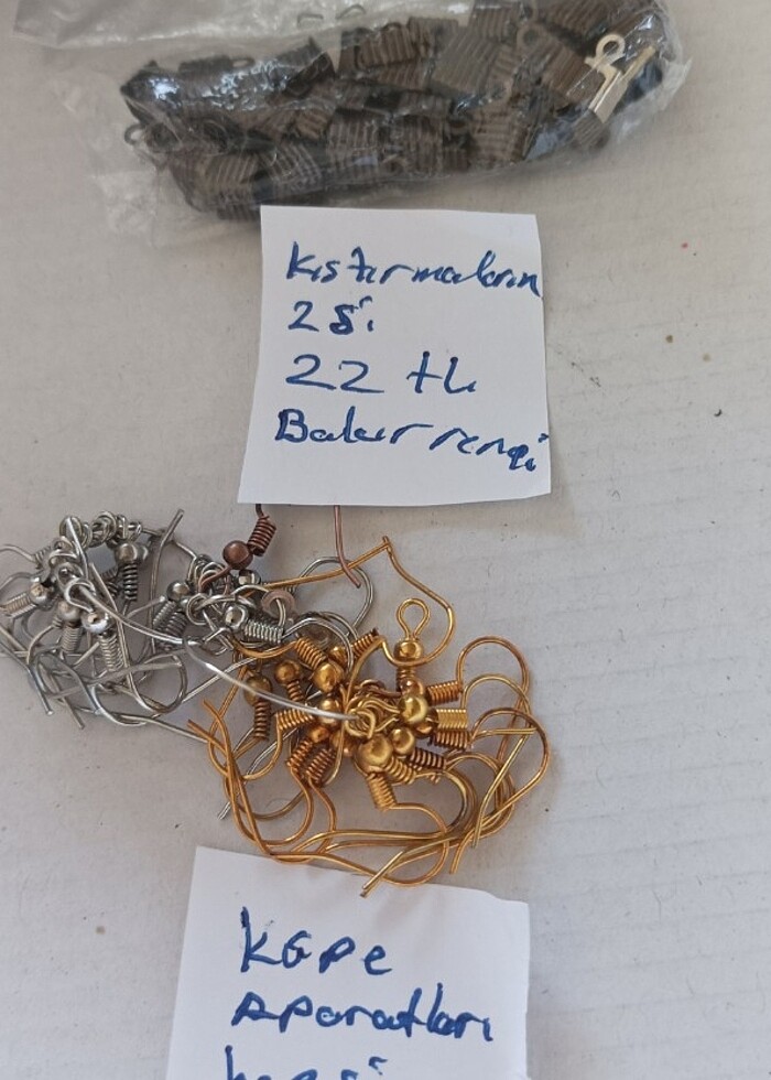 Karışık takı malzemeleri.en az alım 100 TL. - Görsel 3