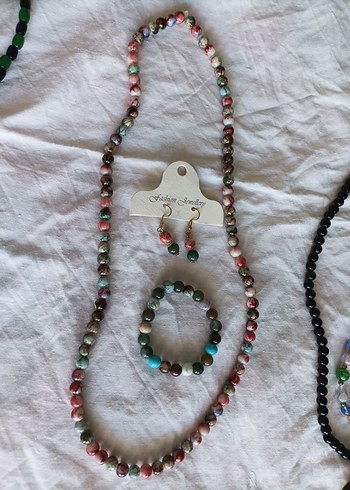 Renkli Boncuklu Bohem Çocuk Takı Seti fiyat sorunuz lütfen. - Görsel 10