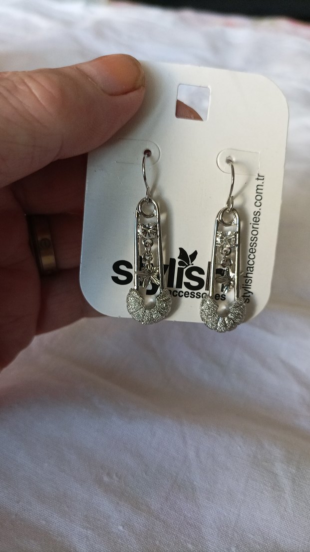 Renkli Boncuklu Mini Çiçek Küpeler - Görsel 2