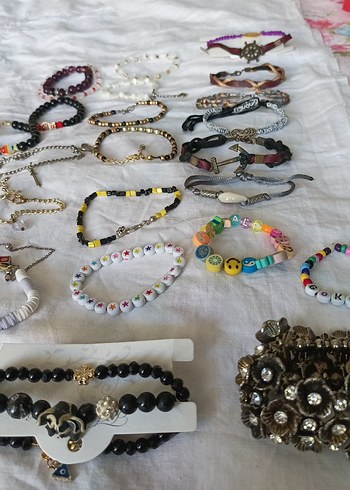 Zincir Detaylı Bohem kolye ve bileklikler. - Görsel 5