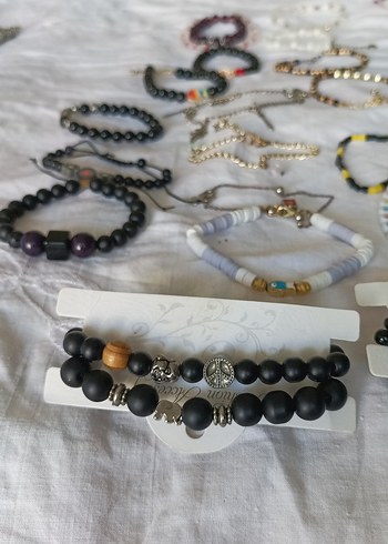 Zincir Detaylı Bohem kolye ve bileklikler. - Görsel 8