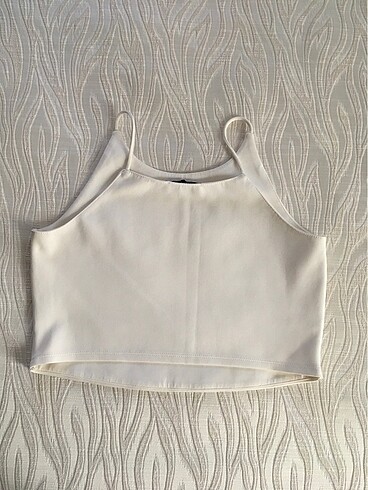 Zara Beyaz Crop Büstiyer L/40
