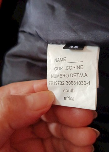 Uzun  siyahFermuarlı bayan  mont - Görsel 10