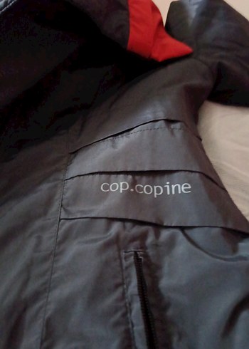 Uzun  siyahFermuarlı bayan  mont - Görsel 13