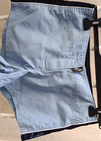 Düğmeli Mavi Erkek Mini Mayo - Görsel 2