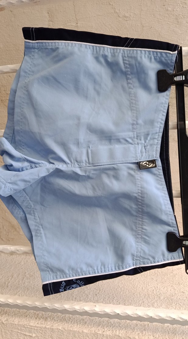 Düğmeli Mavi Erkek Mini Mayo - Görsel 3