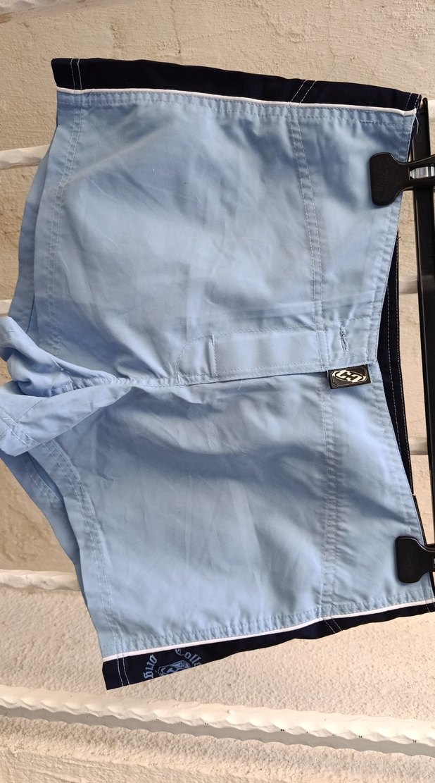 Düğmeli Mavi Erkek Mini Mayo - Görsel 4