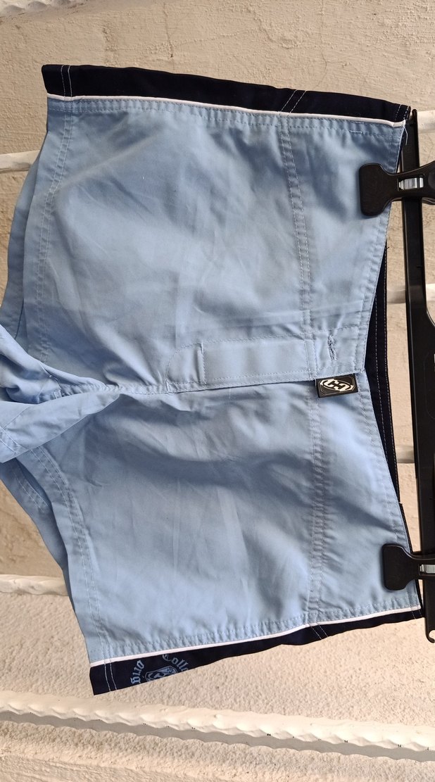 Düğmeli Mavi Erkek Mini Mayo - Görsel 2