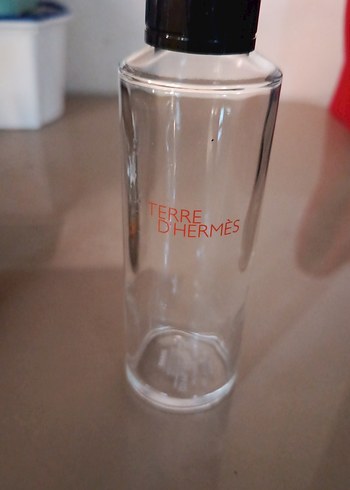 Bej  boş  orjinal şişe - Görsel 8