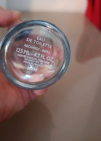 Bej  boş  orjinal şişe - Görsel 7