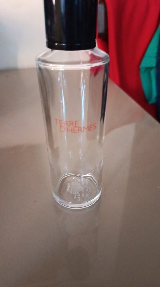 Bej  boş  orjinal şişe - Görsel 2