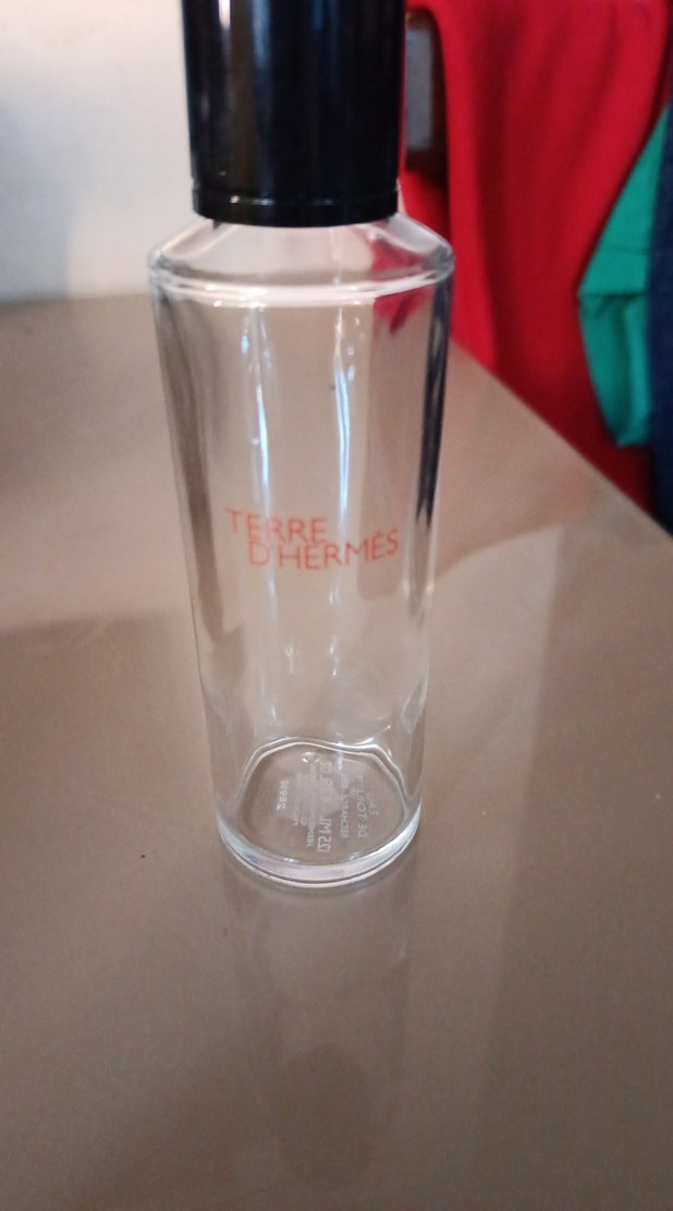 Bej  boş  orjinal şişe - Görsel 3