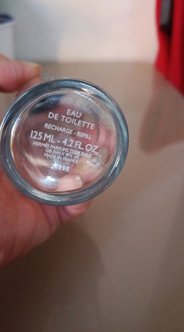 Bej  boş  orjinal şişe - Görsel 5