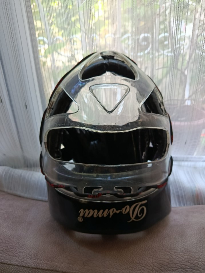 Kilitli Siyah  şeffaf  Biker Kask - Görsel 4