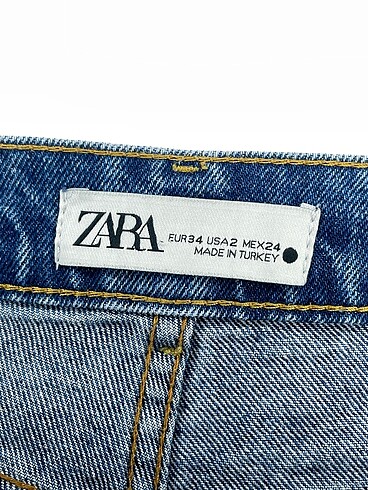 34 Beden mavi Renk Zara Jean / Kot %70 İndirimli.