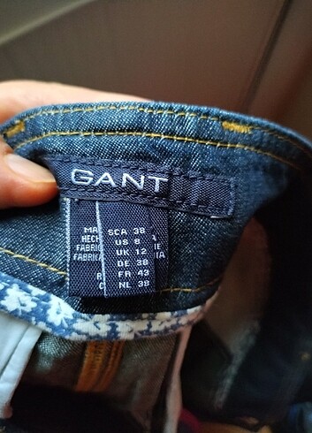 Gant Orjinal Grant jeans etek 
