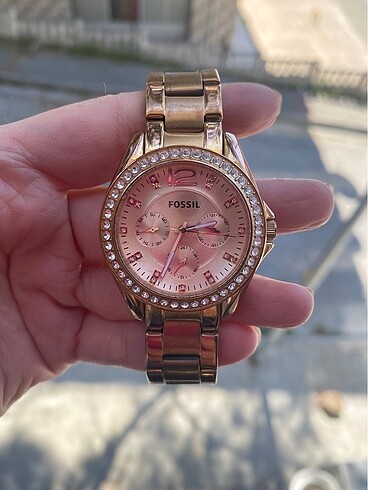 Fossil rose gold saat