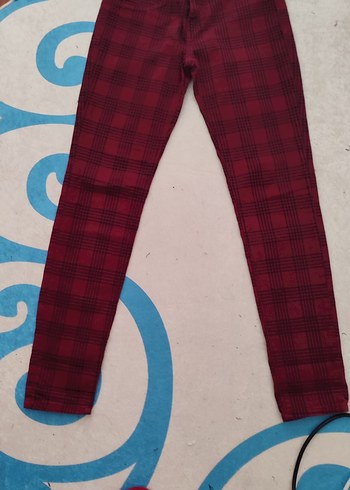 Zara Bordo Kadın Midi Kumaş Pantolon