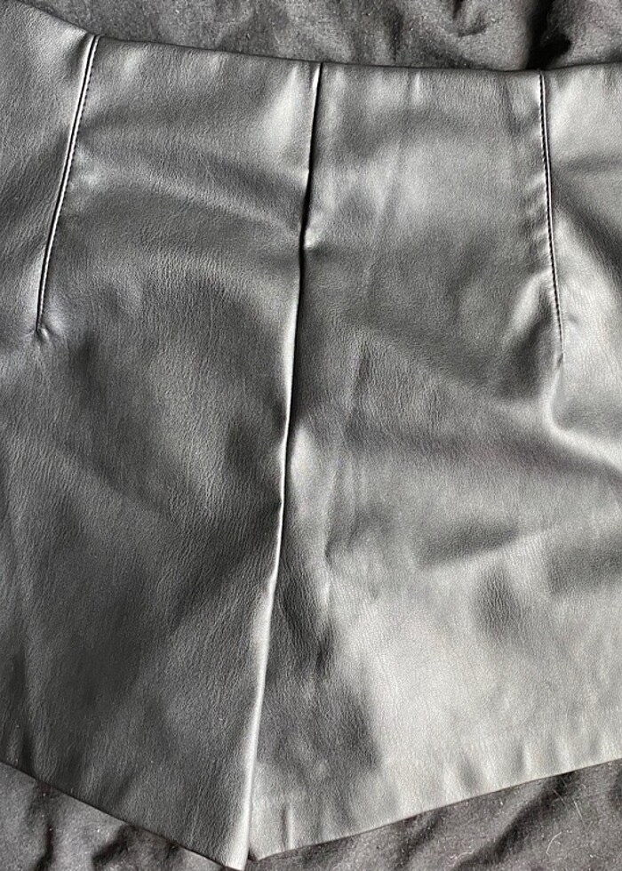 STRADIVARIUS DERİ ŞORT - Görsel 2