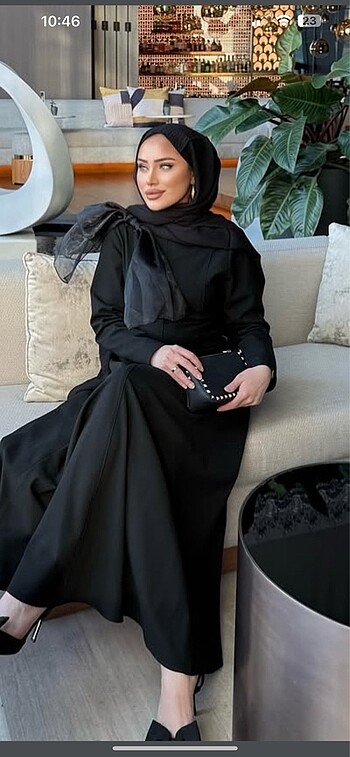 Zara Siyah elbise