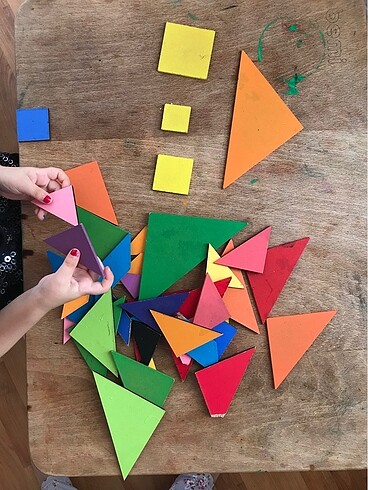 Tangram tahta oyuncak