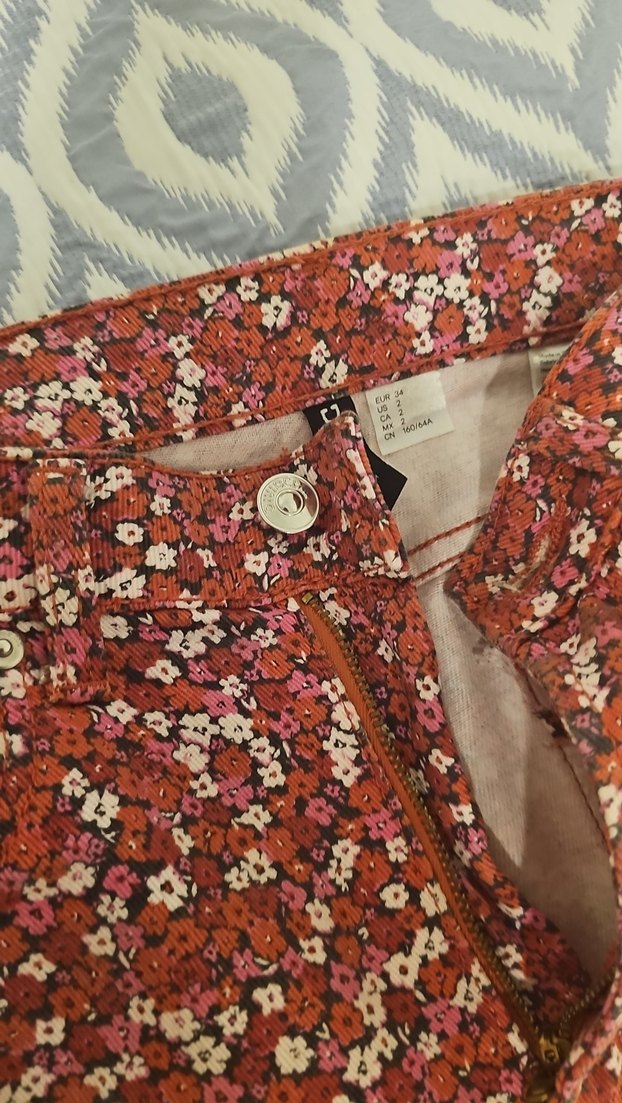 Hm Bordo Uzun jean Pantolon - Görsel 2