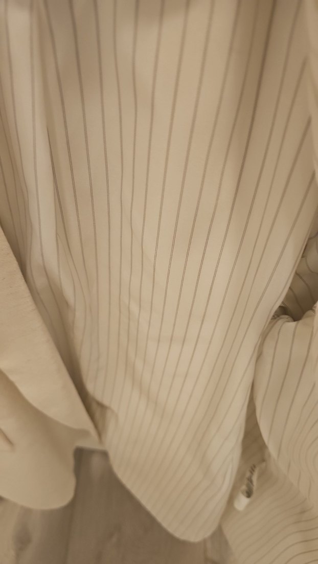 Bej Keten Midi Kadın Blazer Ceket - Görsel 4