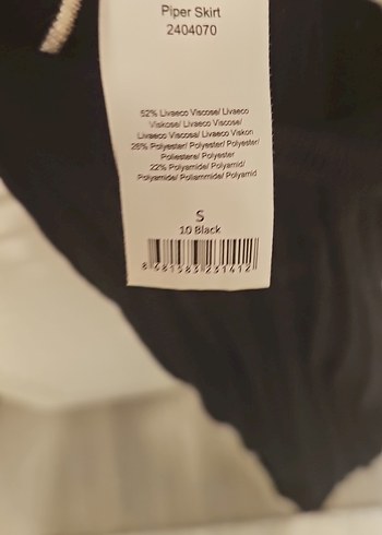 KnitssKadın Siyah Piliseli Uzun Etek - Görsel 5