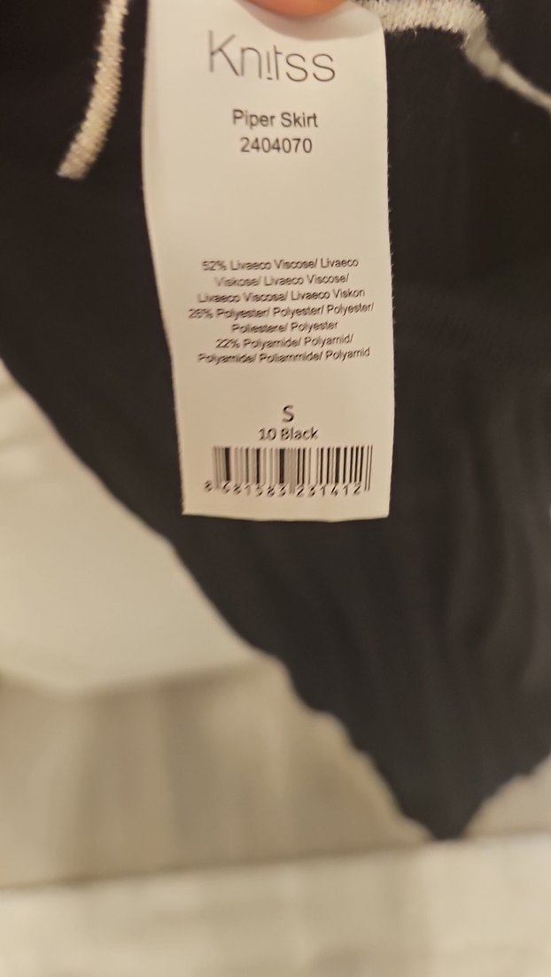 KnitssKadın Siyah Piliseli Uzun Etek - Görsel 5