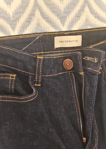 PerspectiveKadın Bol Paça Kot Pantolon - Görsel 2