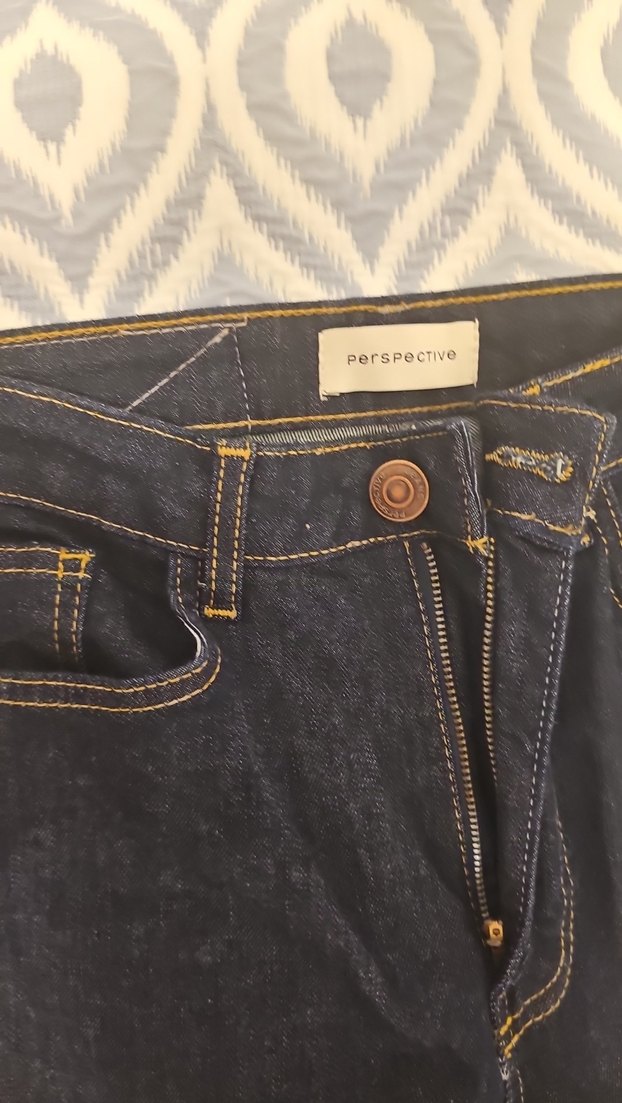 PerspectiveKadın Bol Paça Kot Pantolon - Görsel 2