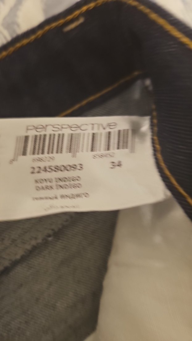 PerspectiveKadın Bol Paça Kot Pantolon - Görsel 3