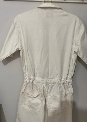 Mavi beyaz jean tulum - Görsel 5