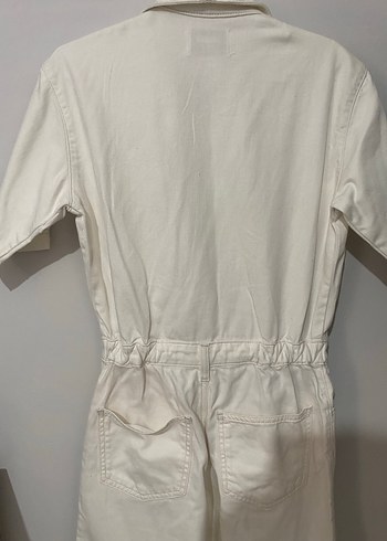 Mavi beyaz jean tulum - Görsel 4