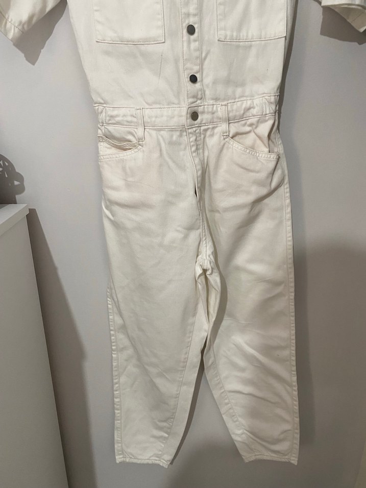 Mavi beyaz jean tulum - Görsel 2