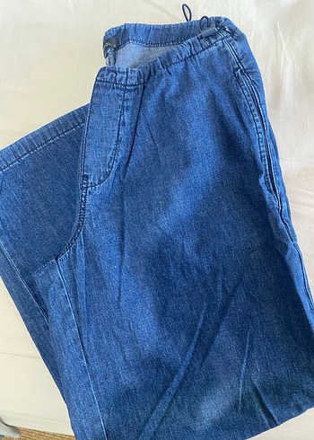 Kadın Lacivert Denim Pantolon - Görsel 6