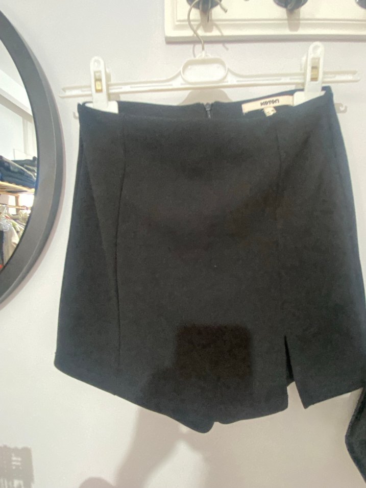 Siyah Mini  şort etek - Görsel 3