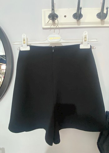 Siyah mini şort etek - Görsel 3