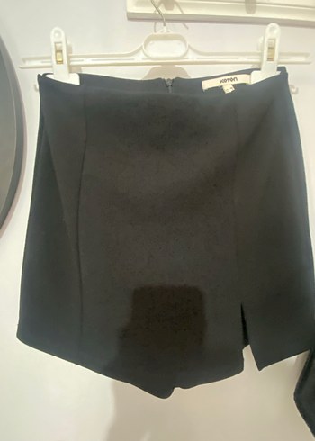 Siyah mini şort etek - Görsel 2