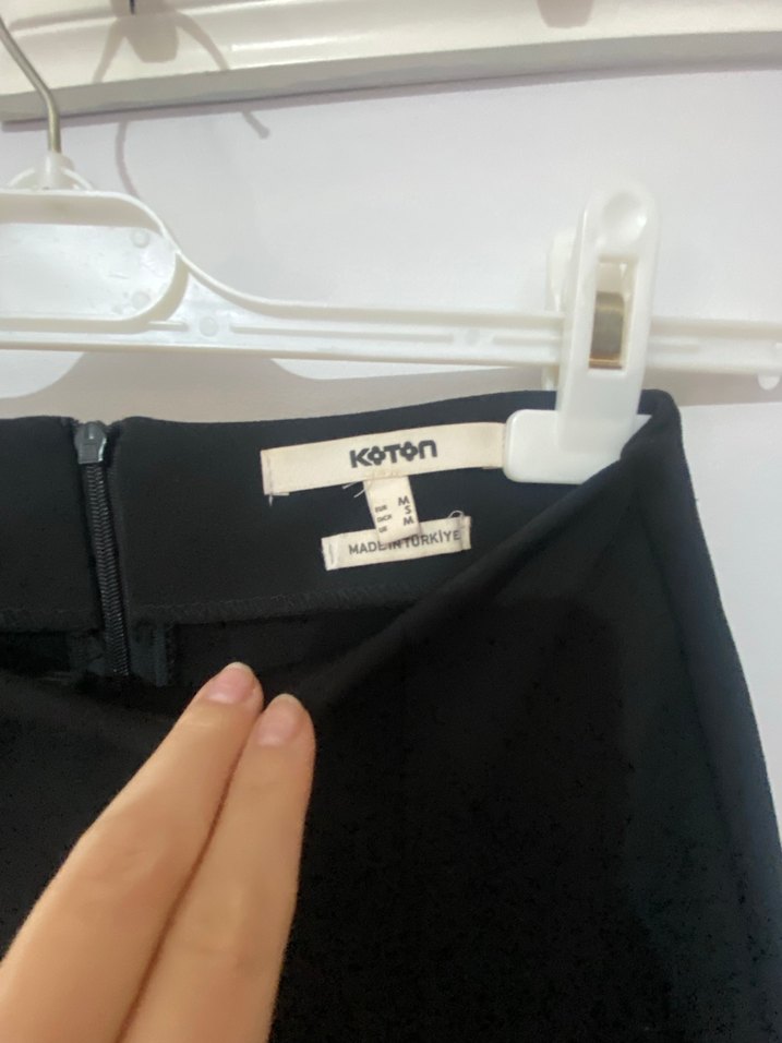 Siyah mini şort etek - Görsel 4