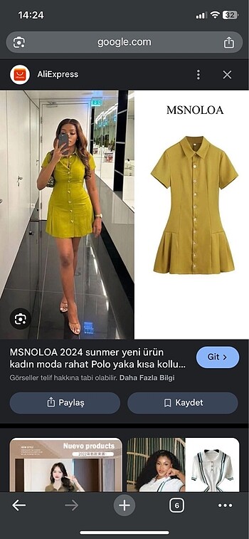 Zara yağ yeşili keten elbise