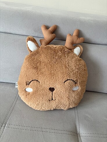 Geyik yılbaşı peluş yastık