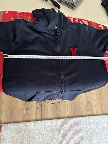 12-13 Yaş Beden Ted koleji fermuarlı sweat