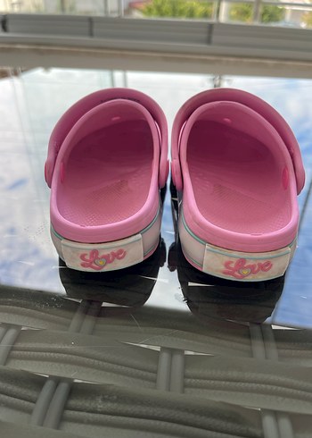 Pembe Tokalı Kız Çocuk Terliği - Görsel 4