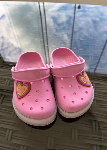 Pembe Tokalı Kız Çocuk Terliği - Görsel 2