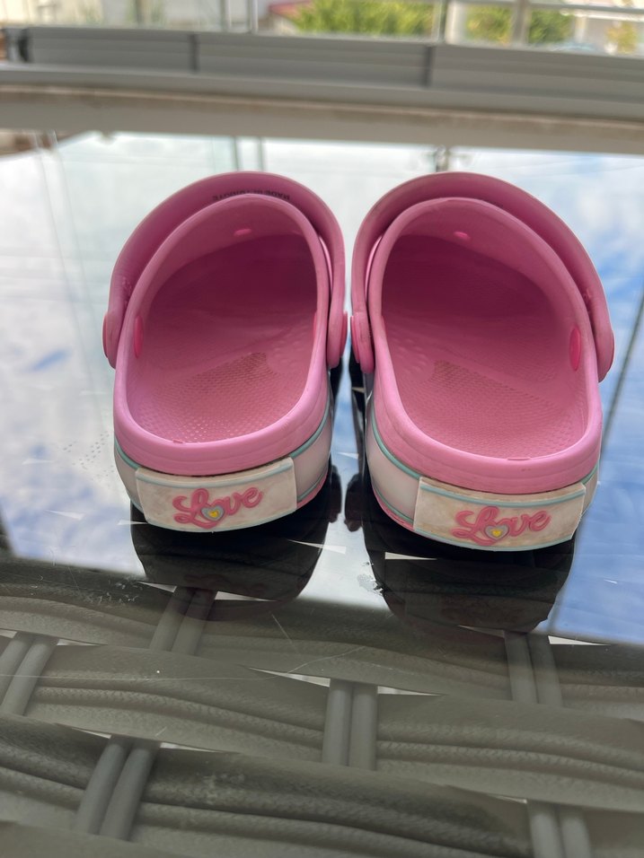 Pembe Tokalı Kız Çocuk Terliği - Görsel 4