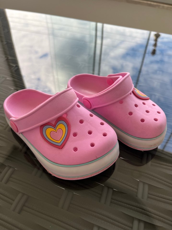 Pembe Tokalı Kız Çocuk Terliği - Görsel 3