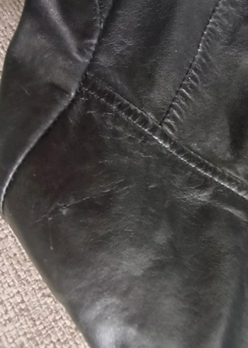 Mango Kuzu Derisi Deri Ceket - Görsel 7