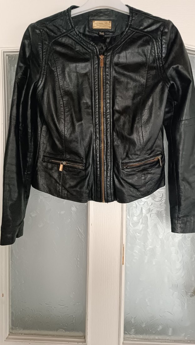 Mango Kuzu Derisi Deri Ceket - Görsel 2