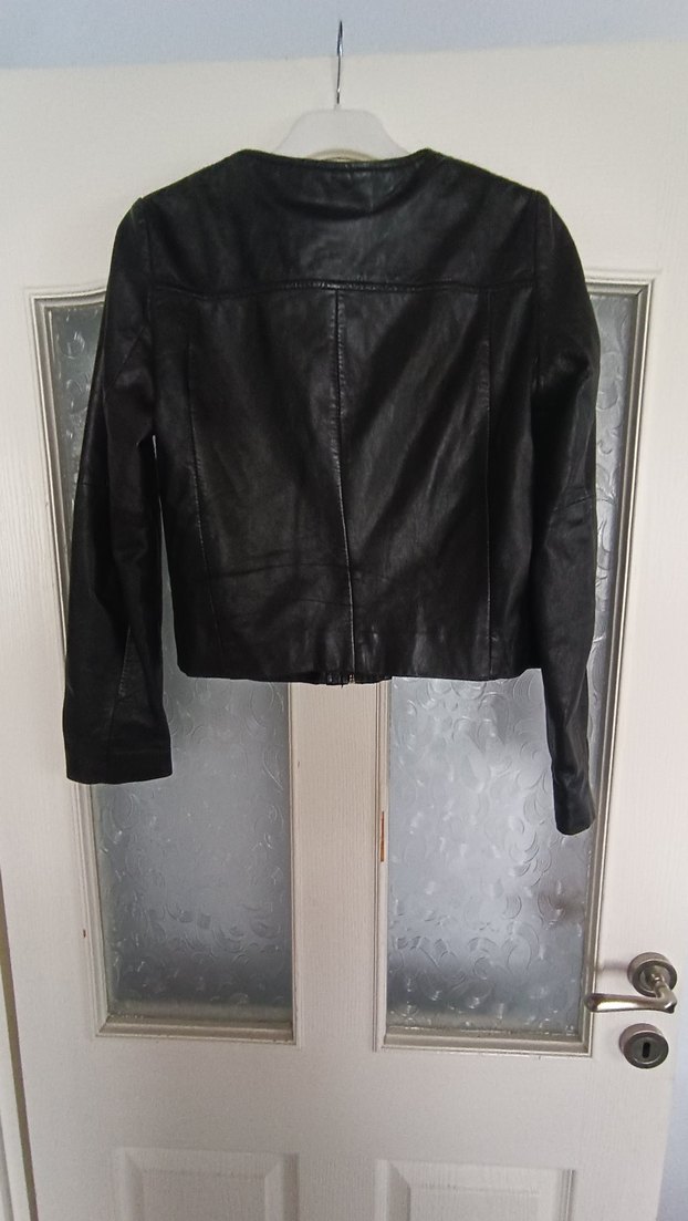 Mango Kuzu Derisi Deri Ceket - Görsel 4